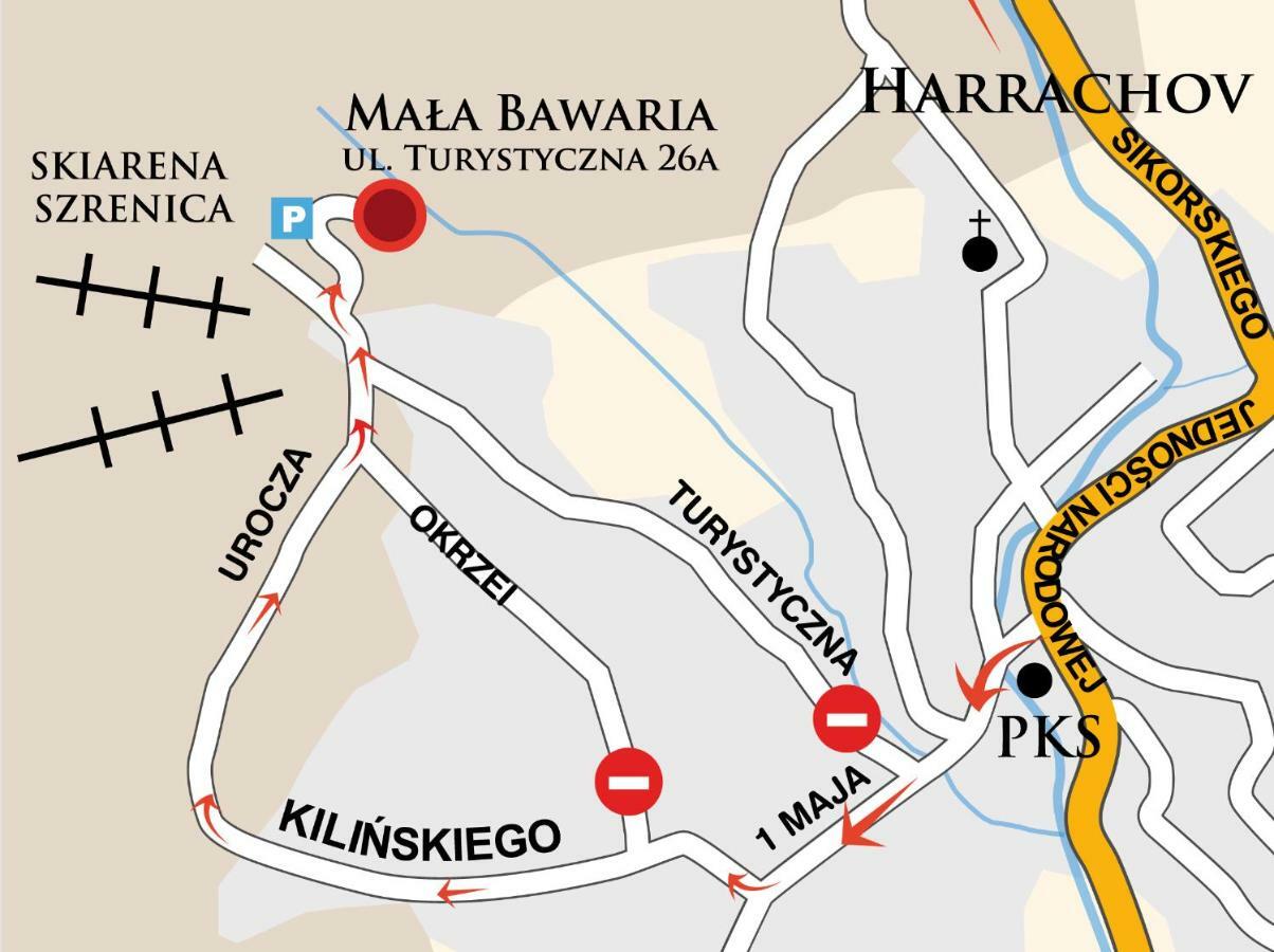 Gosciniec Mala Bawaria Ξενοδοχείο Szklarska Poręba Εξωτερικό φωτογραφία